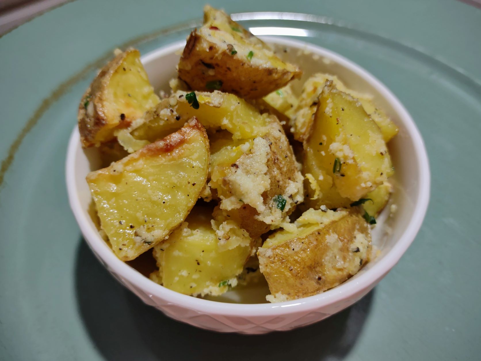 Amazing Parsley and Pecorino Roasted Potato Salad